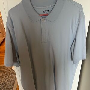 Lands' End Men's Sky Blue Polo Shirt